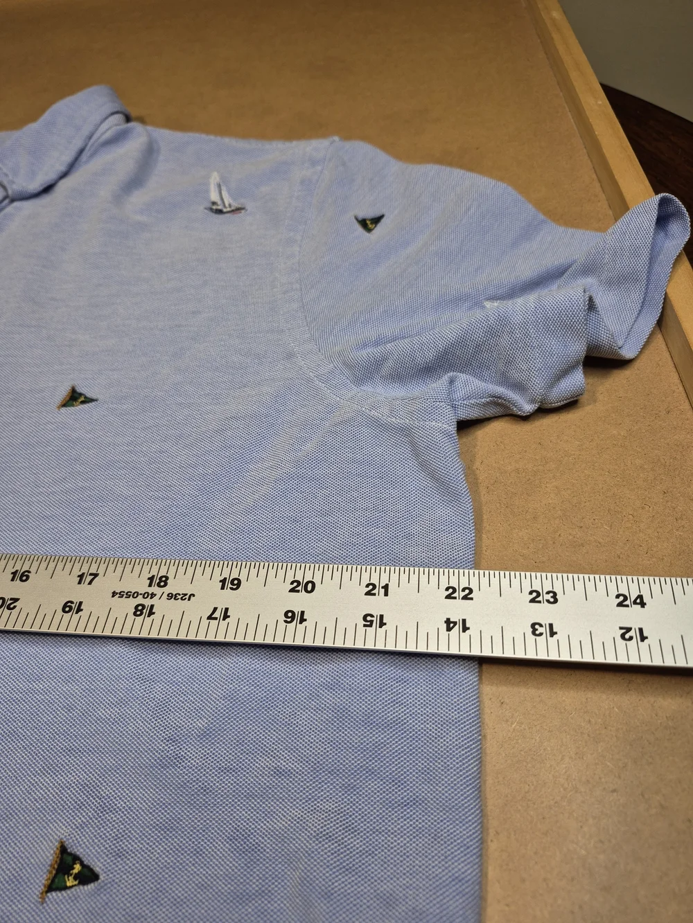 Polo by Ralph Lauren Light Blue Embroidered Sailboat Polo